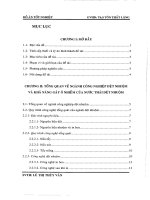 Tính toán và thiết bị hệ thống xử lý nước thảy công ty dệt nhuộm hoa tiến