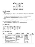 Kế hoạch giảng dạy bộ môn vật lý khối 6 9