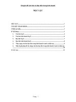 Bài báo cáo chuyên đề văn hóa đạo đức trong kinh doanh