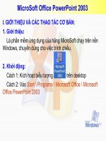 GIÁO TRÌNH POWER POINT (kèm theo giáo trình ở TV giáo án)