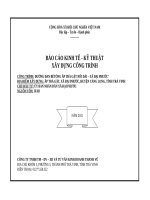 Báo cáo kinh tế Kỹ thuật xây dựng công trình đường đan bê tông ấp Trà Gất Nối Dài, xã Đại Phước