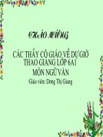 tiết 110: Câu trần thuật đơn