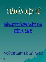 Bài 13:PHONG TRÀO CÔNG NHÂN QUỐC TẾ