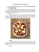 9 thực phẩm càng ăn càng thông minh