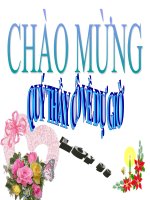BÀI DẠY THAO GIẢNG (TIẾT 126 - MÂY VÀ SÓNG)