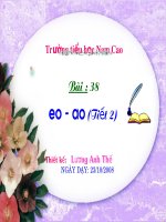 học vần eo-an (tiết2)- Thế Nam Cao