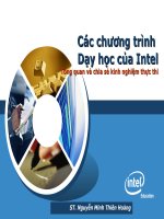 Chuong trinh day hoc cua Intel