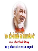 Một số hình ảnh về Bác Hồ kính yêu