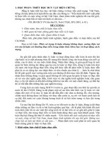 ĐỀ CƯƠNG TRIẾT HỌC DUY VẬT BIỆN CHỨNG