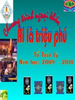 Ngoại khóa: Trang chủ Ai là triệu phú