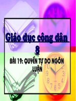 Quyền Tự Do Ngôn Luận