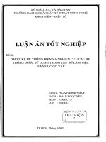 Thiết kế hệ thống điện và nghiên cứu các hệ thống được sử dụng trong trụ sở làm việc điện lực Gò Vấp