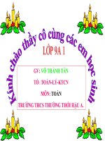 Bài 5. Hệ số góc của đường thẳng y= ax +b