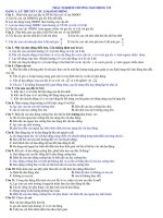 trắc nghiệm dao động cơ có đáp án