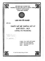 Thiết kế hệ thống xử lý khí thải bụi công ty Wufeng