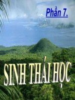 Bài 35 - Môi trường sống và các NTST