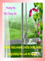 Bài 26( tiết 2)- Phong trào kháng chiến chống Pháp cuốiTK 19