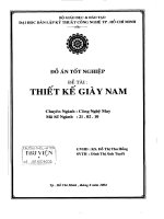 Khóa luận tốt nghiệp thiết kế giày nam