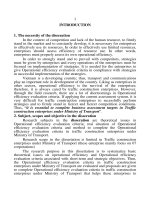 it is essential to complete business assessment targets in Traffic  construction enterprises under Ministry of Transport