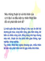 Bài NHẬT BẢN (tiết 2)