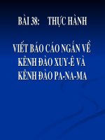 bai 38 kenh dao xuye va panama