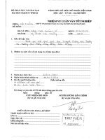 Đánh giá kết quả giáo dục truyền thông môi trường tại trường Cao đẳng Cộng đồng Tiền Giang