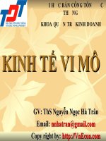 kinh te vi mo phan I