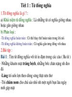 BỒI DƯỠNG CẢM THỤ VĂN HỌC LỚP 5