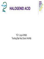 Dẫn Chất Acid Carboxylic