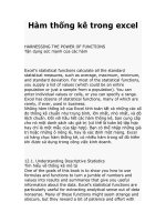 Tận dụng sức mạnh hàm thống kê trong excel (song ngữ anh việt)