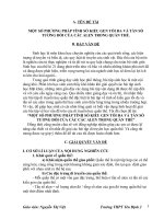 skkn một số phương pháp tính số kiểu gen tối đa và tần số tương đối của các alen trong quan the