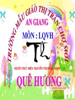 LQVH '''' Tho, Que huong