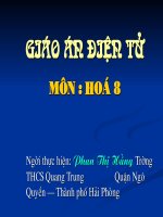 Tiết 49: Bài 32 Phản ứng oxi hóa khử