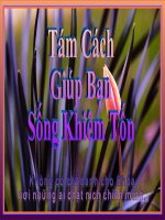 Tám cách giúp bạn sống khiêm tốn