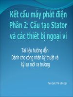 Kết cấu máy phát điện phần 2