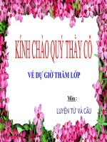 TV-Nối các vế câu ghép bàng quan hệ từ