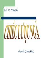 Chiếc lược ngà - tiết 72