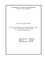 skkn giáo dục kĩ năng sống qua giờ đọc hiểu hồn trương ba da hàng thịt của lưu quang vũ