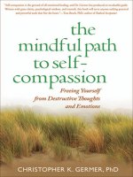 the mindful path to self-compassion - freeing yourself from destructive thoughts and emotions