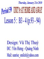 Thi giáo viên giỏi E7 U9 Lesson 5 B3-4