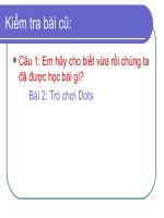 Tập gõ các phím ở hàng cơ sở