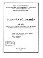 Tìm hiểu giải pháp tìm kiếm thông tin trong môi trường internet và môi trường cục bộ