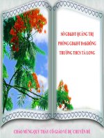 Tiết 58: Ô NHIỂM MÔI TRƯỜNG(tiếp theo)