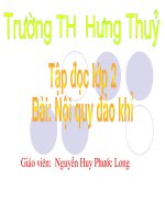 Tập đọc lớp 2: Nội quy đảo Khỉ