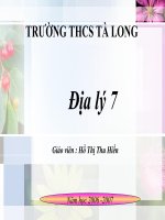 Bài 39: KINH TẾ BẮC MỸ