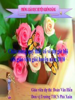 GADT thi GV gioi huyen Unit 9-Speak-Listen