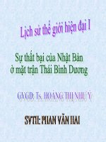 sự thất bại của Nhật trong chiến tranh thế giới 2