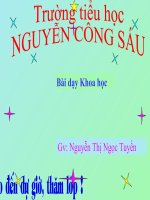 Tính chất của không khí