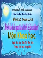 BÁO CÁO THAM LUẬN MÔN KHOA HỌC