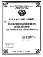 Sử dụng phần mềm Luxicon 2.2 thiết kế chiếu sáng thiết kế hệ thống điện cho trung tam công nghệ Xoài Úc dùng phần mềm Ecodial 3.3